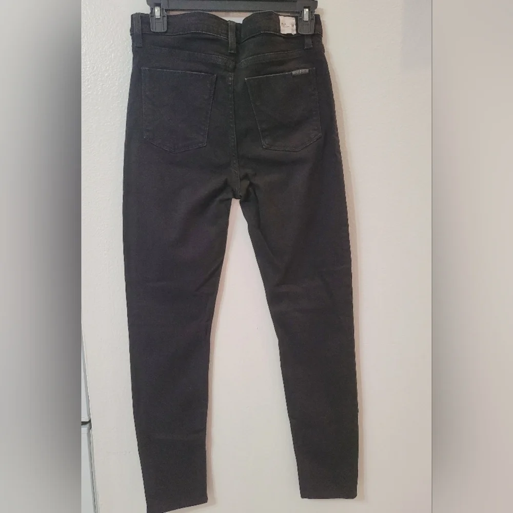HUDSON Elegant Black High Rise Super Skinny Ankle Jeans for Women size 28
